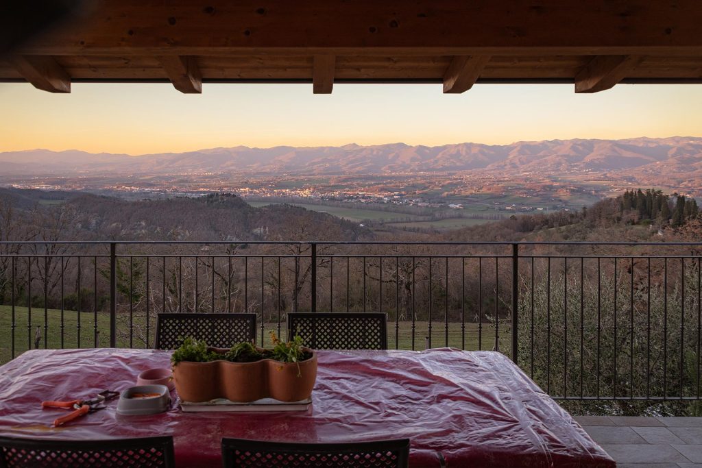 vista panoramica su borgo san lorenzo